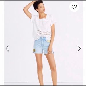 Madewell Eyelet Angelica Blouse